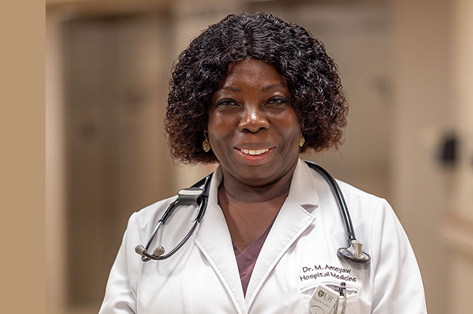 Hospitalist Dr. Ameyaw