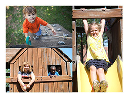 Children playing on playground
