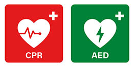 CPR and AED logo