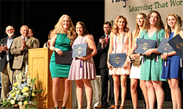 Morgan Ellis, a 2019 graduate from Mynderse Academy,