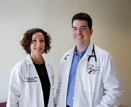 Pam Hobart and Dr. Rodriguez