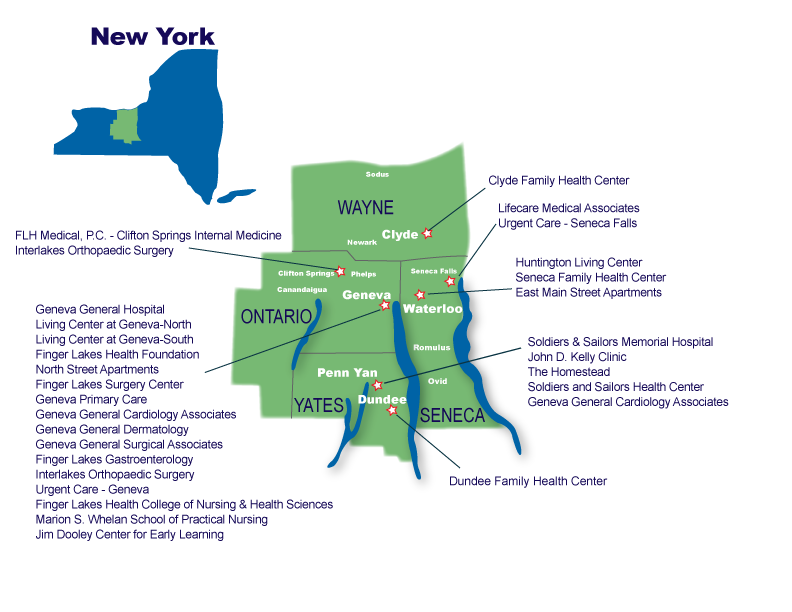 Service area map