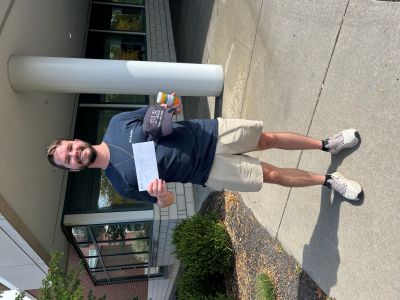 David Parrow of Waterloo, who joined the challenge for a second time in 2025, won the gift card.